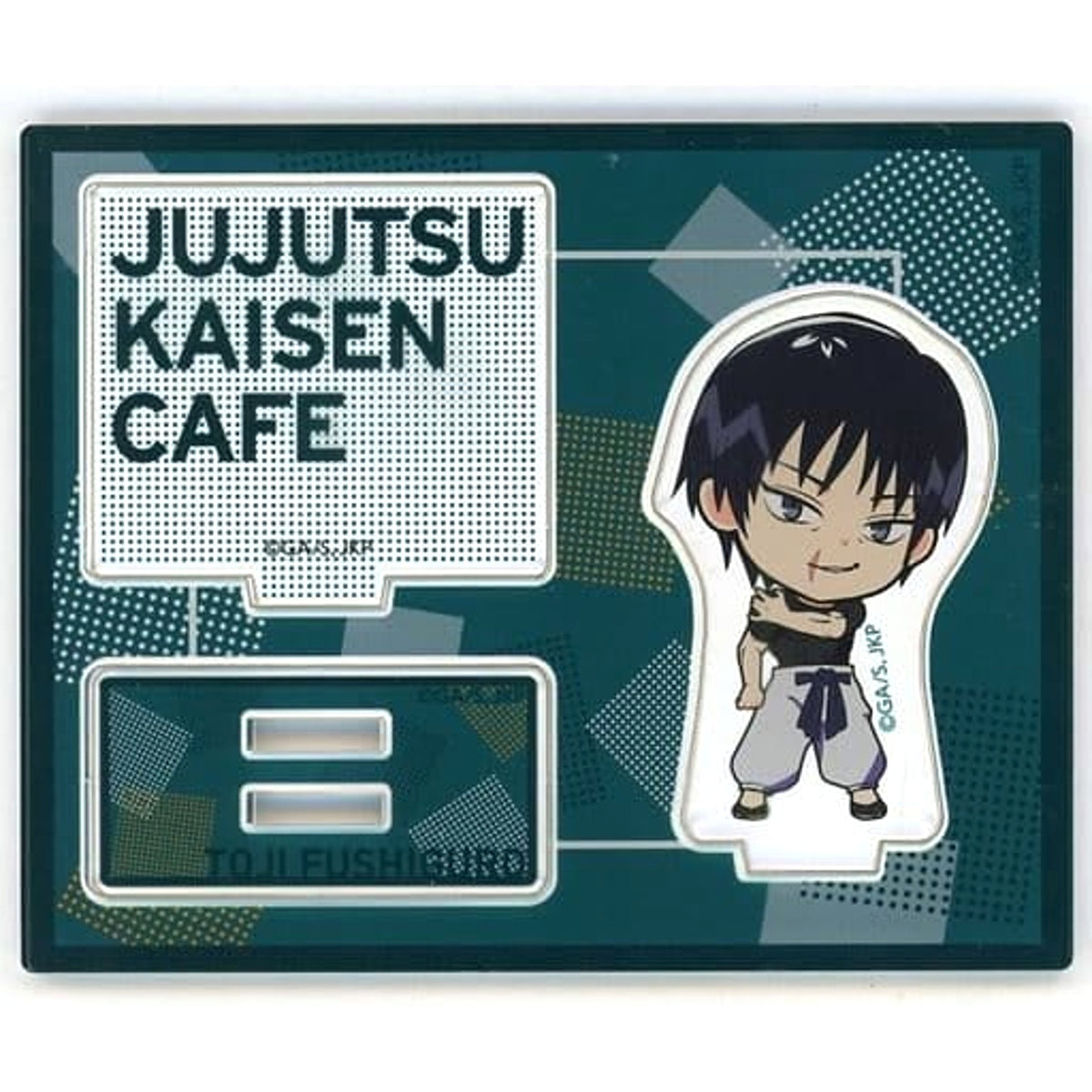 Jujutsu Kaisen Cafe 2023 Hidden Inventory Toji Fushiguro Mini Character Acrylic Stand Acrylic Stands [USED]