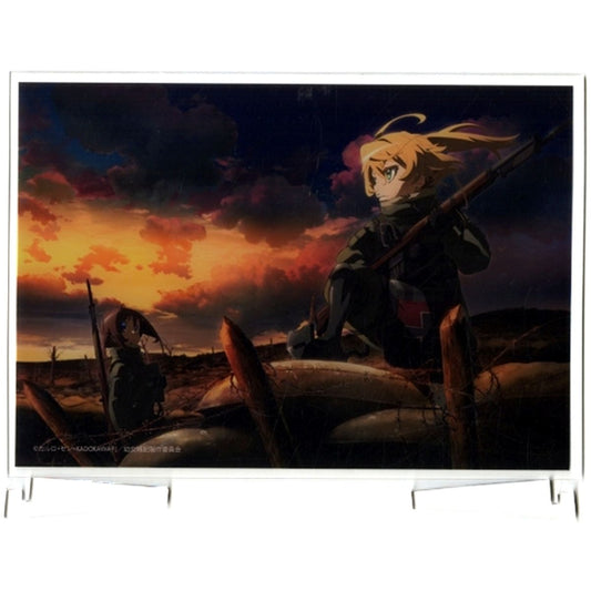 Tanya Degurechaff, Viktoriya Ivanovna Serebryakov A Battlefield Acrylic Art The Saga of Tanya the Evil [USED]