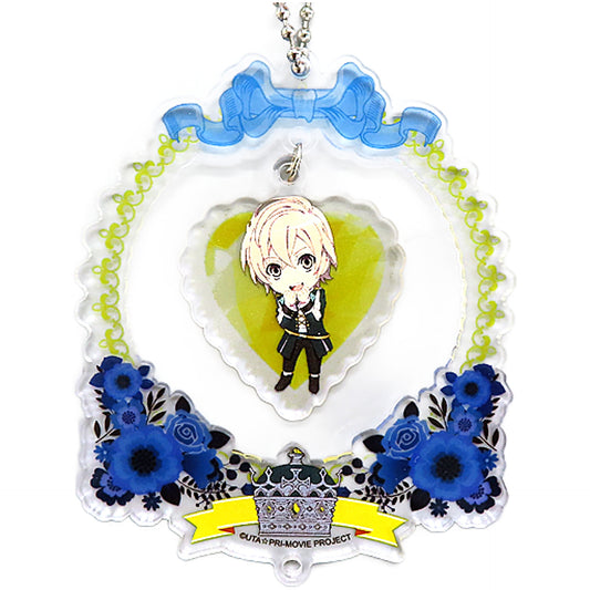 Uta no Prince Sama Movie: Maji Love Kingdom Nagi Mikado Flower Ring Acrylic Keychain China Limited Keychains [USED]