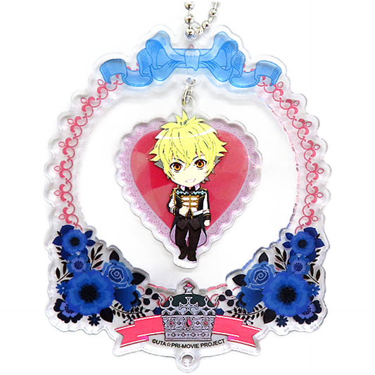 Uta no Prince Sama Movie: Maji Love Kingdom Yamato Hyuga Flower Ring Acrylic Keychain China Limited Keychains [USED]