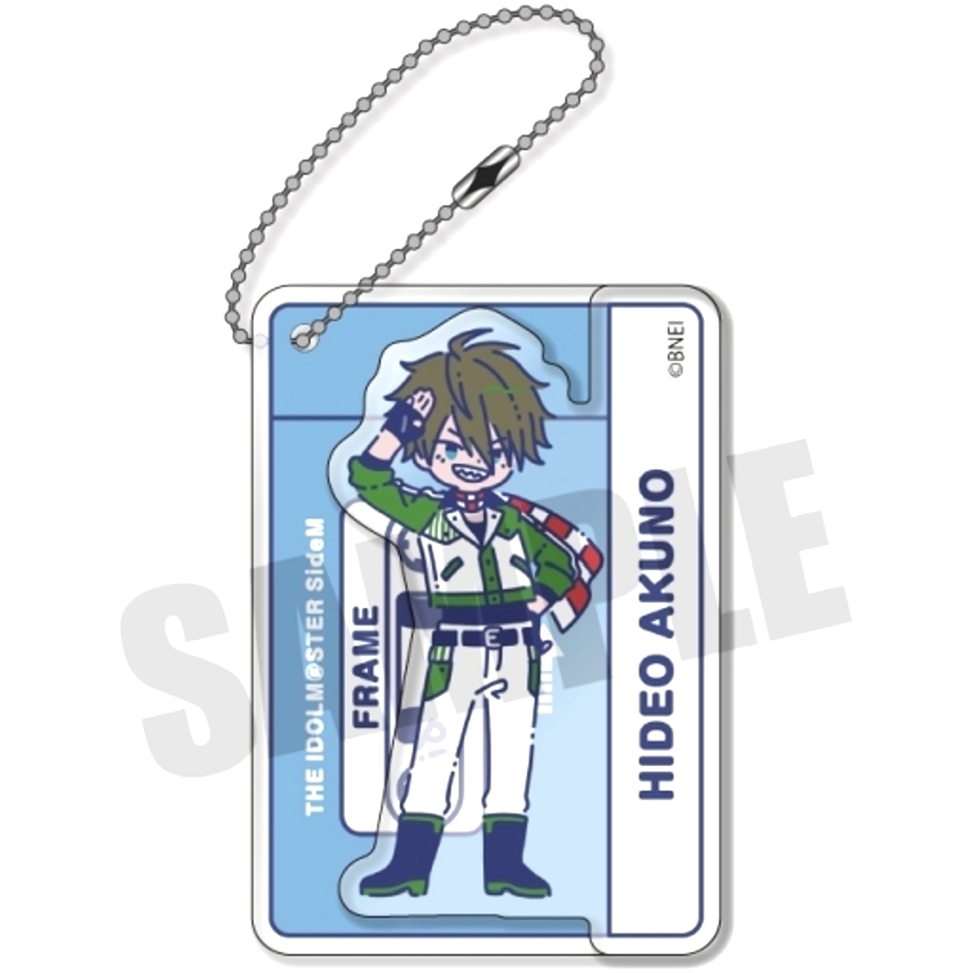 Hideo Akuno D. Retopopu Vol.5 Acrylic Keychain The Idolmaster SideM [USED]