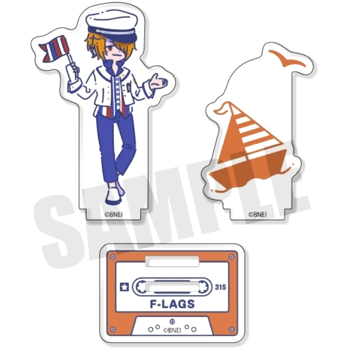 Kazuki Tsukumo Retopop Wave 5 Acrylic Stand THE IDOLM@STER SideM [USED]