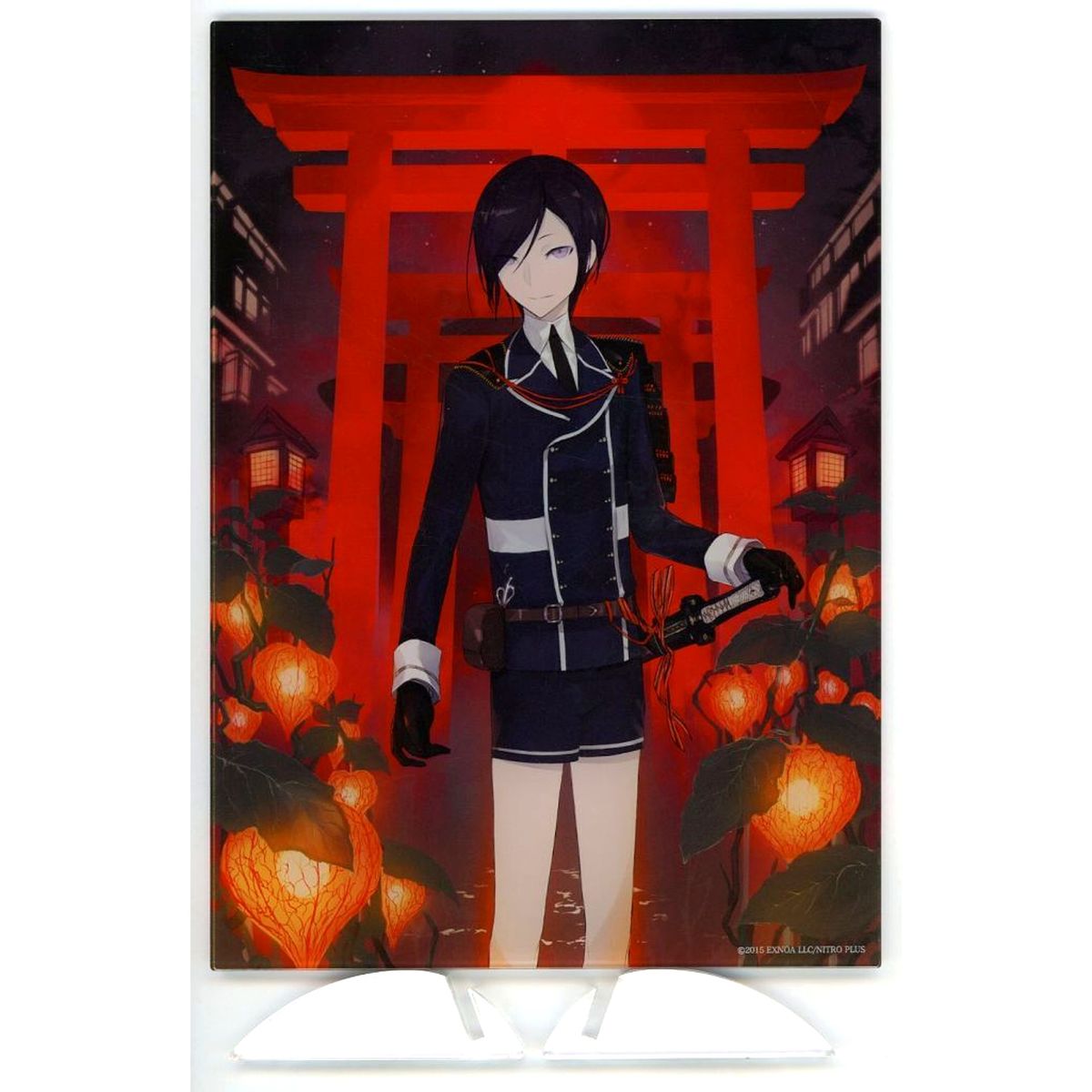Yagen Toushirou Touken Ranbu ONLINE 6th Anniversary Celebration Painting Acrylic Art Plate No. 13 [USED]