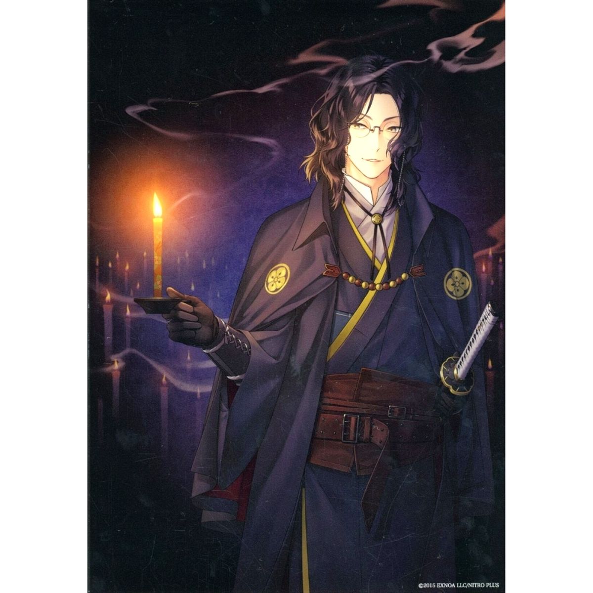 Nankaitarou Chouson Touken Ranbu ONLINE 6th Anniversary Celebration Art Acrylic Item Art Plate [USED]
