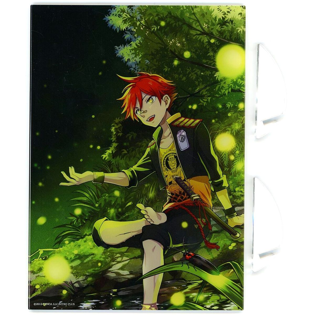 Aizen Kunitoshi Touken Ranbu ONLINE 6th Anniversary Celebration Art Acrylic Item Art Plate [USED]