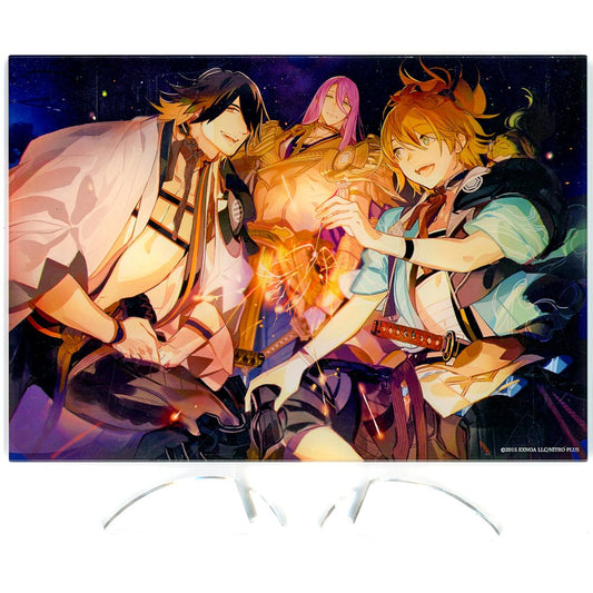 Nagasone Kotetsu, Hachisuka Kotetsu & Urashima Kotetsu Touken Ranbu ONLINE 6th Anniversary Celebration Art Acrylic Item Art Plate [USED]