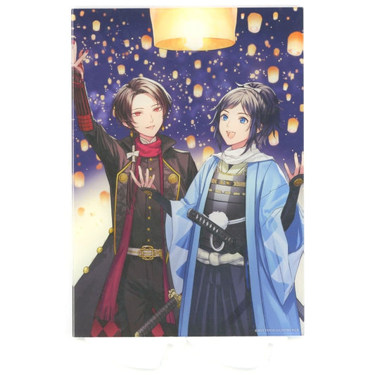 Kashuu Kiyomitsu & Yamatonokami Yasusada Touken Ranbu ONLINE 6th Anniversary Celebration Art Acrylic Item Art Plate [USED]
