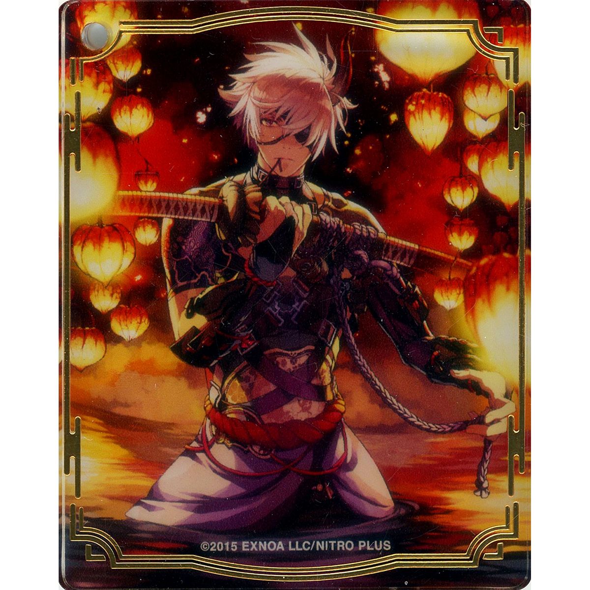 Onimaru Kunitsuna Touken Ranbu ONLINE 6th Anniversary Celebration Art Acrylic Item Art Block Collection Vol. 2 [USED]