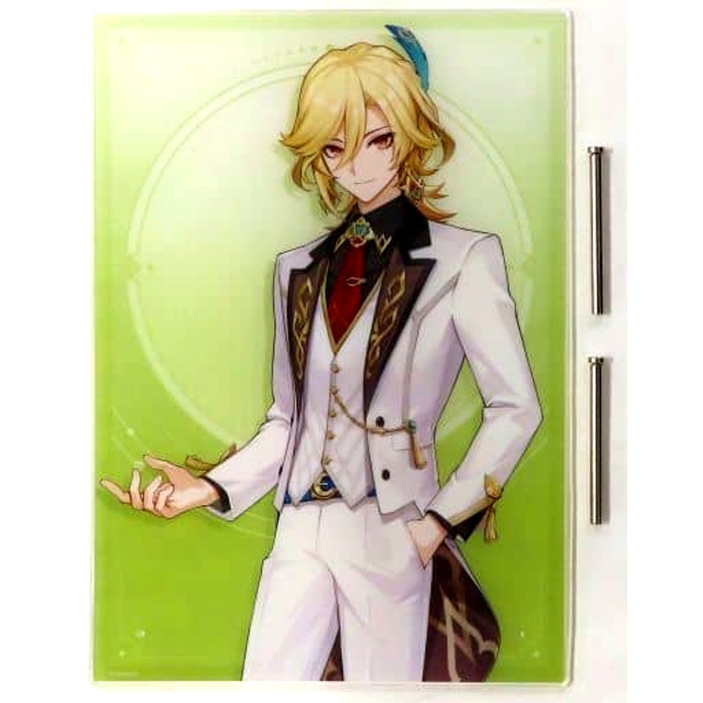 Kaveh Genshin Impact Acrylic Board Flower-Smiling Moment, Colorful Party GiGO  [USED]