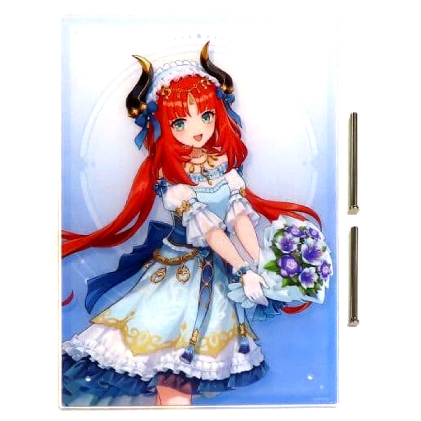Nilou Genshin Impact Acrylic Board Flower-Smiling Moment, Colorful Party GiGO  [USED]