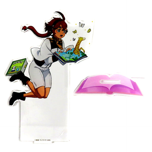 Suletta Mercury Mobile Suit Gundam: The Witch from Mercury Bookstore Collaboration Campaign POP UP Shop Illustration Acrylic Stand [USED]