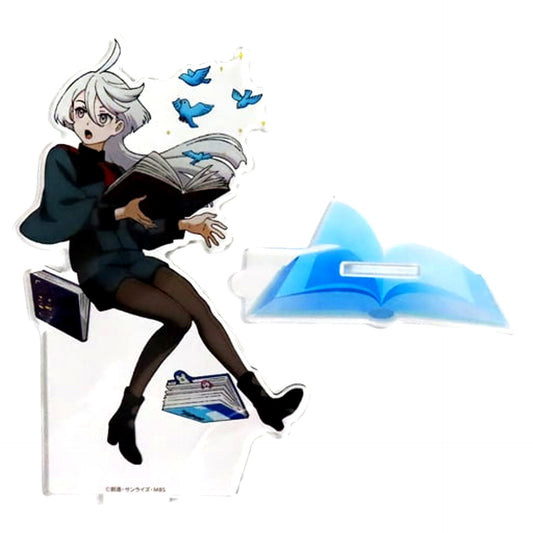 Miorine Rembran Mobile Suit Gundam: The Witch from Mercury Bookstore Collaboration Campaign POP UP Shop Illustration Acrylic Stand [USED]