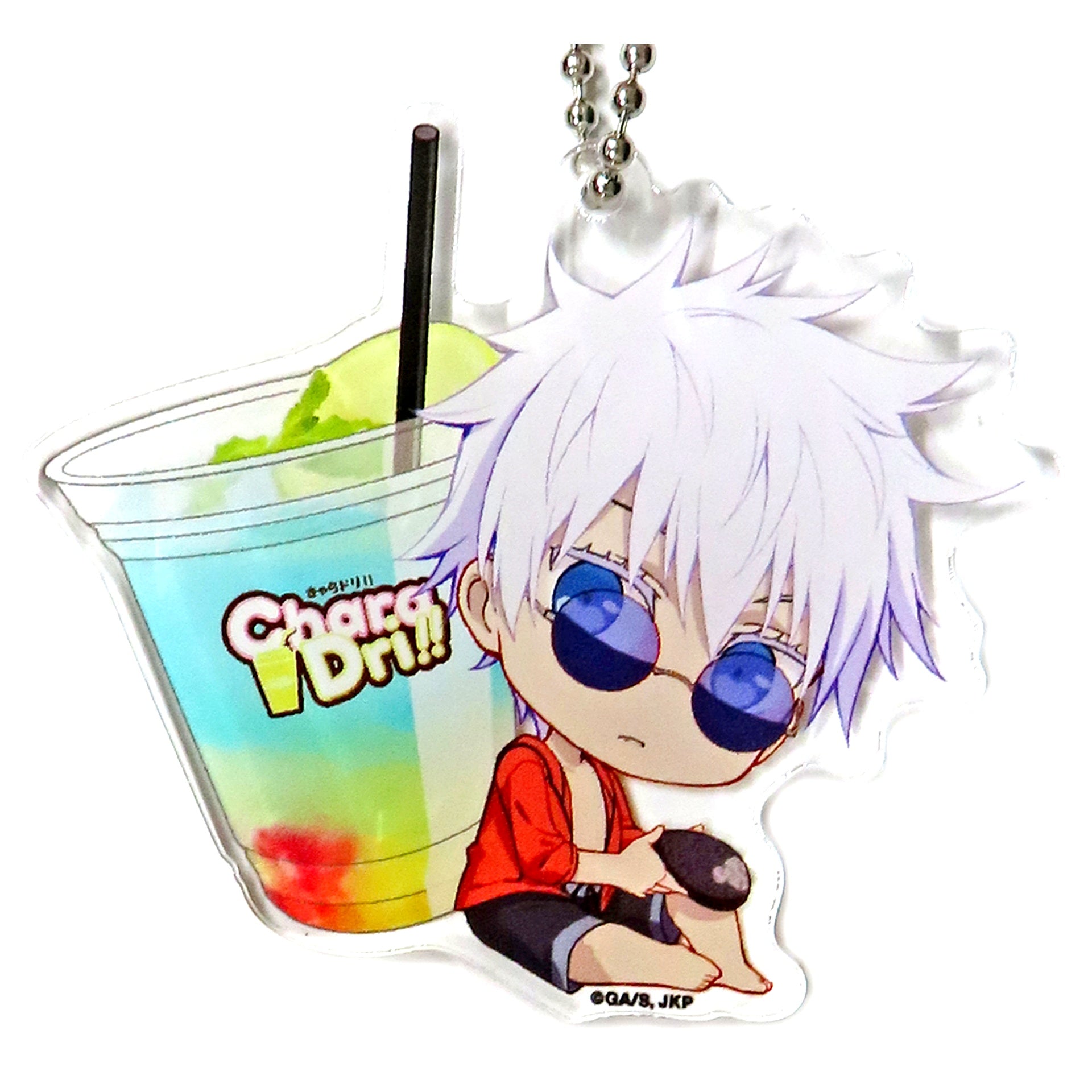Satoru Gojo Aloha Shirt Jujutsu Kaisen Hidden Inventory Premature Death CharaDri Acrylic Keychain [USED]