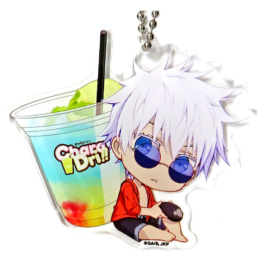 Satoru Gojo Aloha Shirt Jujutsu Kaisen Hidden Inventory Premature Death CharaDri Acrylic Keychain [USED]