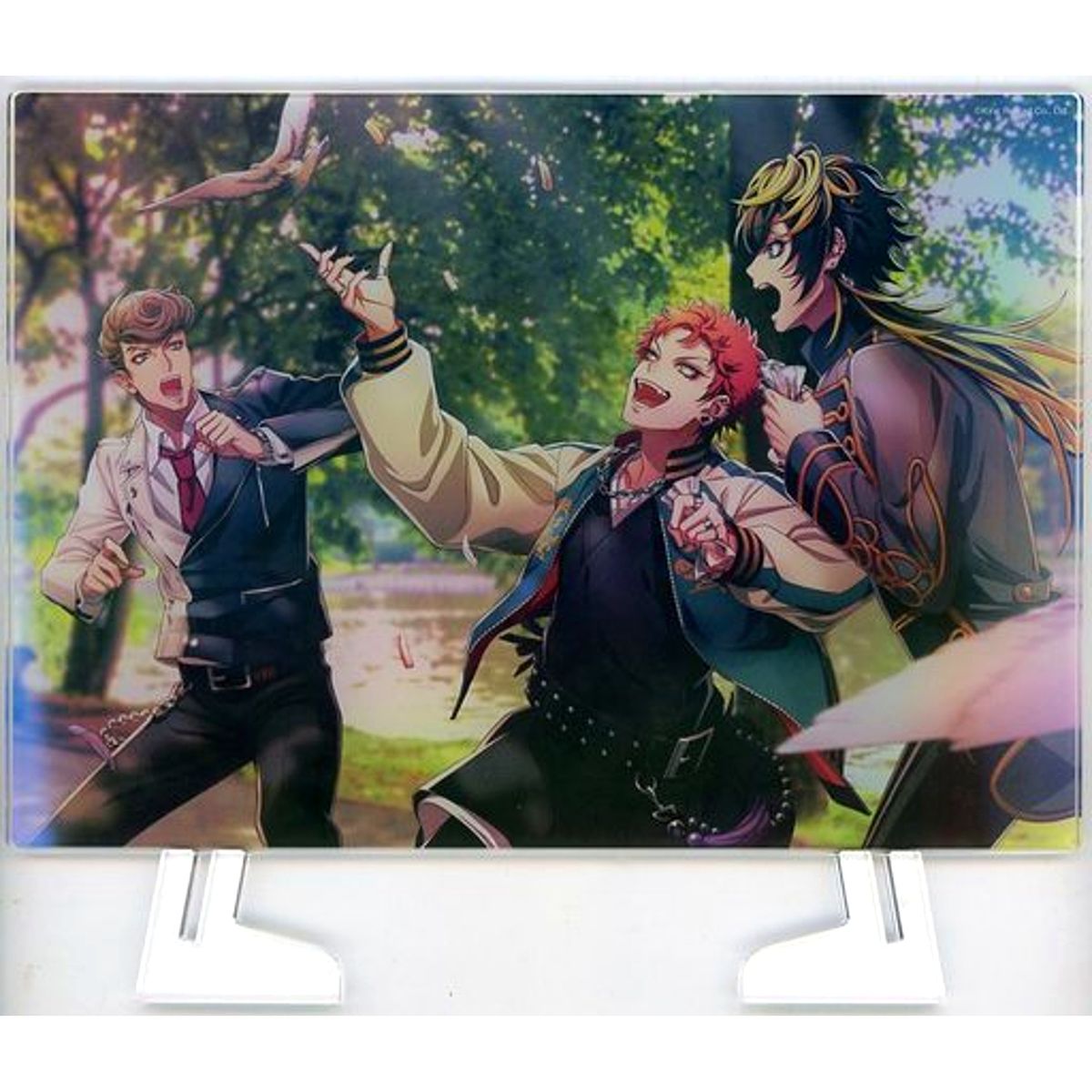 Bad Ass Temple CONNECT THE LINE Acrylic Plate Hypnosis Mic: Division Rap Battle [USED]
