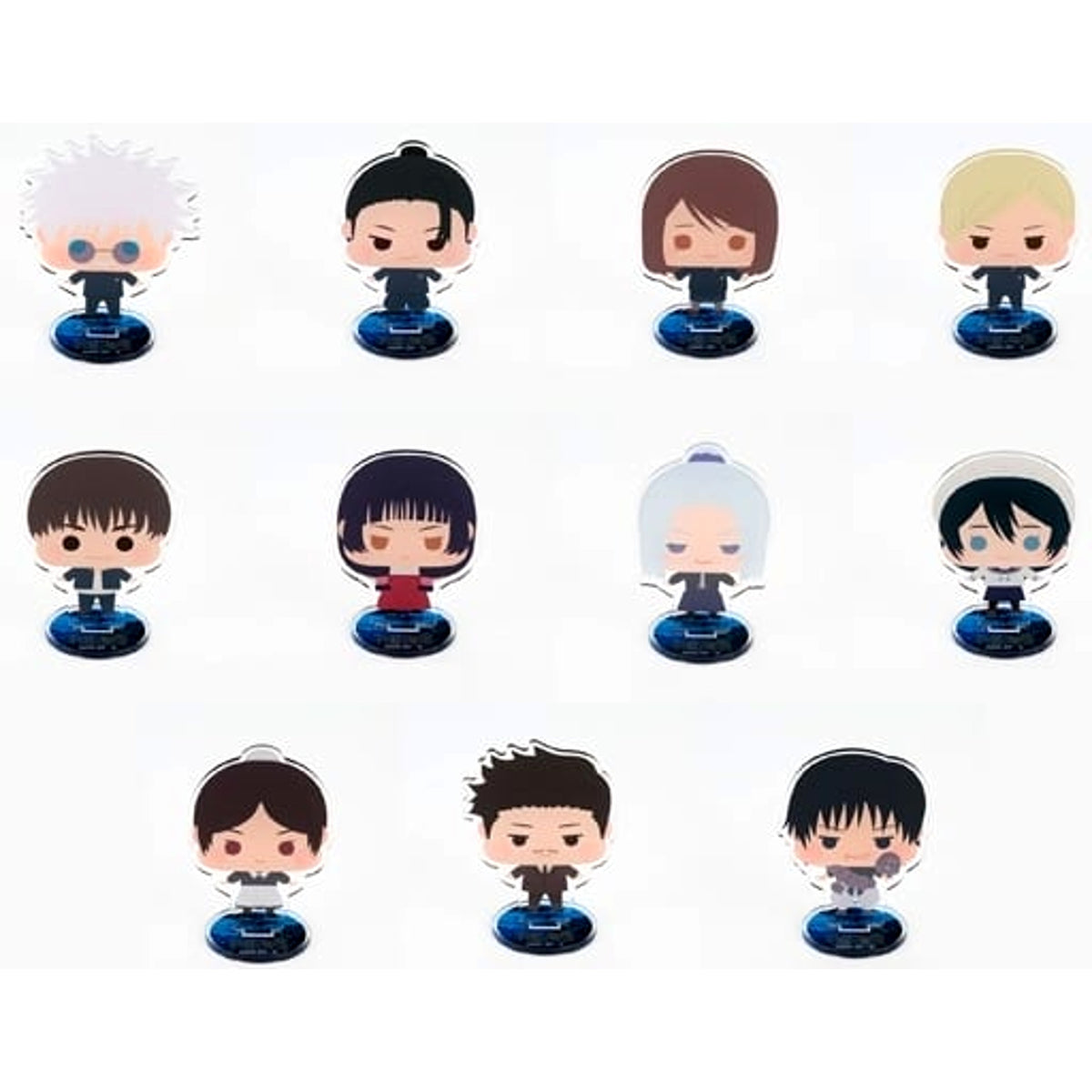 Jujutsu Kaisen Kaigyoku Gyokusetsu Satoru Gojo & Others All 11 Types Set Hapiclo! Cheechara Acrylic Stand Acrylic Stands [USED]