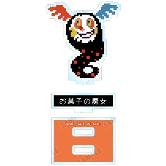 Sweets Witch One Night Werewolf Collab Pixel Art Ver. Puella Magi Madoka Magica Trading Acrylic Stand [USED]