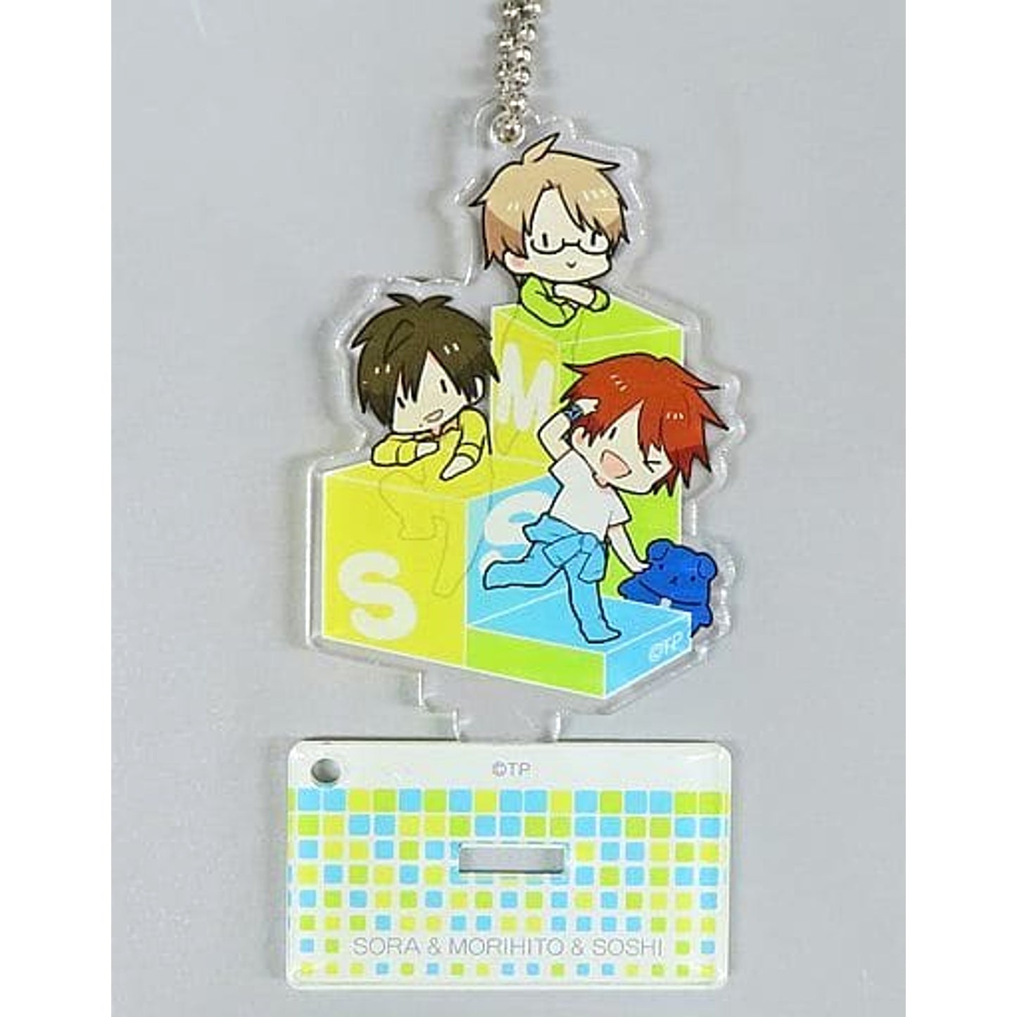 Tsukino Entertainment Production Ohara Sky Arihara Morihito Soushi Kagurazaka Acrylic Keychain Collection with Stand Alive & SQ Keychains [USED]
