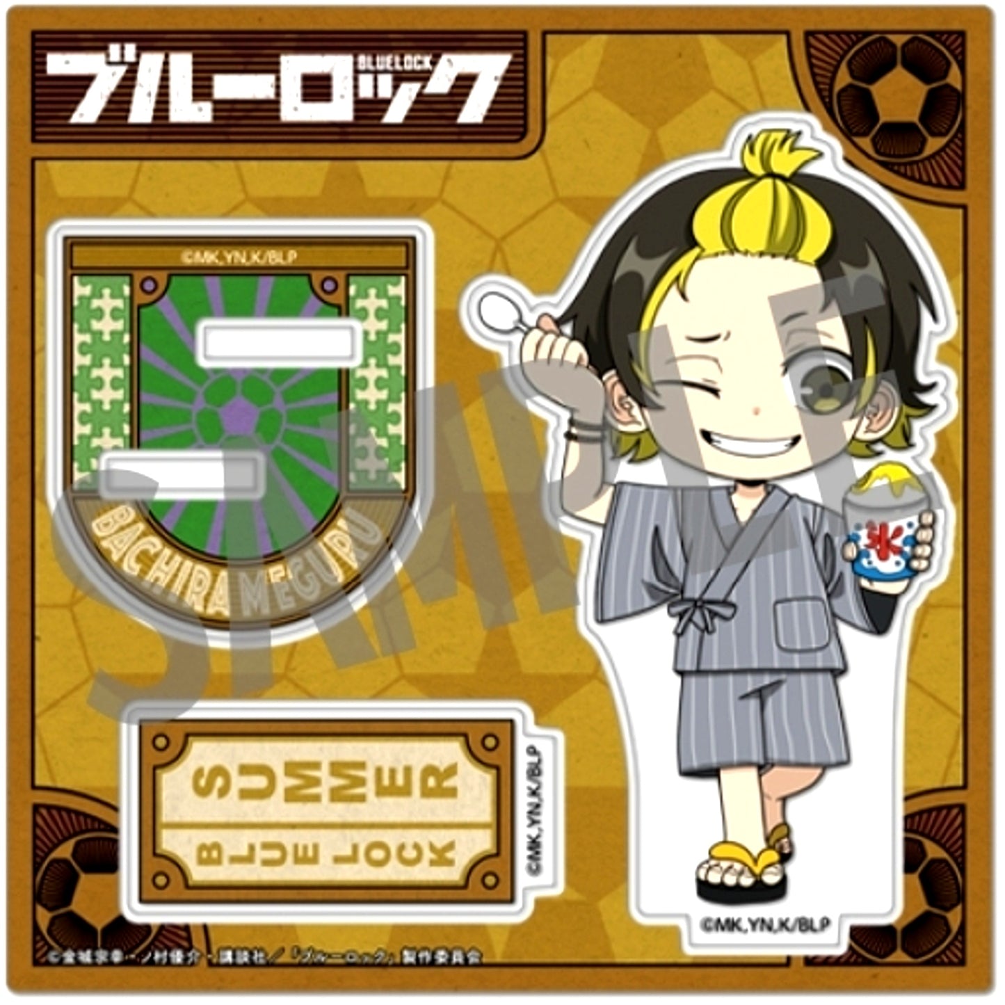 Meguru Bachira SUMMER Ver. Blue Lock Acrylic Stand [USED]