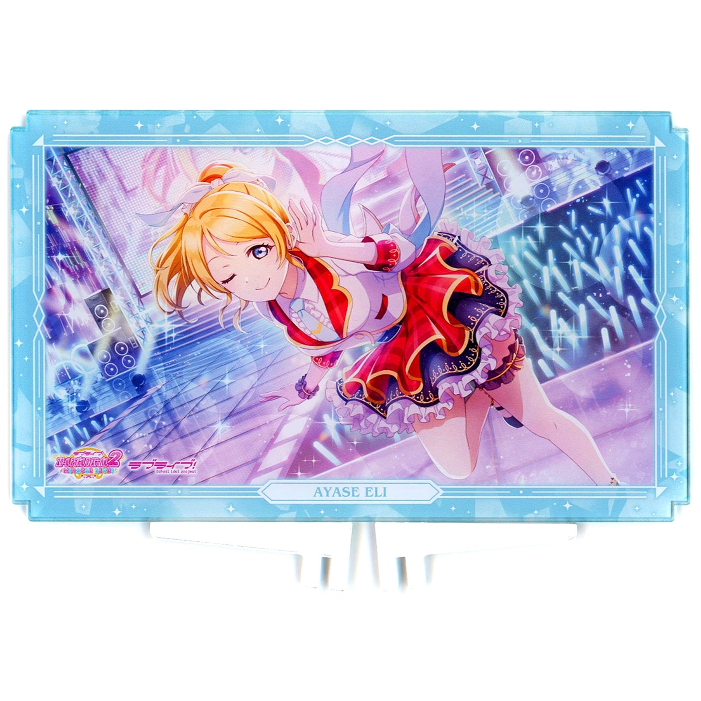 Eli Ayase Half Anniversary Double-Sided Plate Acrylic Stand Mu's Love Live School Idol Festival 2 MIRACLE LIVE [USED]