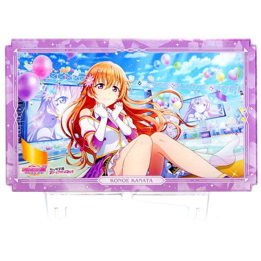 Kanata Konoe Half Anniversary Double-Sided Plate Acrylic Stand Nijigasaki High School Idol Club Love Live! School Idol Festival 2 MIRACLE LIVE! [USED]