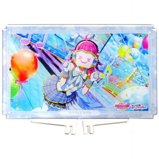 Rina Tennoji Half Anniversary Double-Sided Plate Acrylic Stand Nijigasaki High School Idol Club Love Live! School Idol Festival 2 MIRACLE LIVE! [USED]