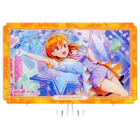 Kanon Shibuya Half Anniversary Double-Sided Plate Acrylic Stand Liella! Love Live! School Idol Festival 2 MIRACLE LIVE! [USED]