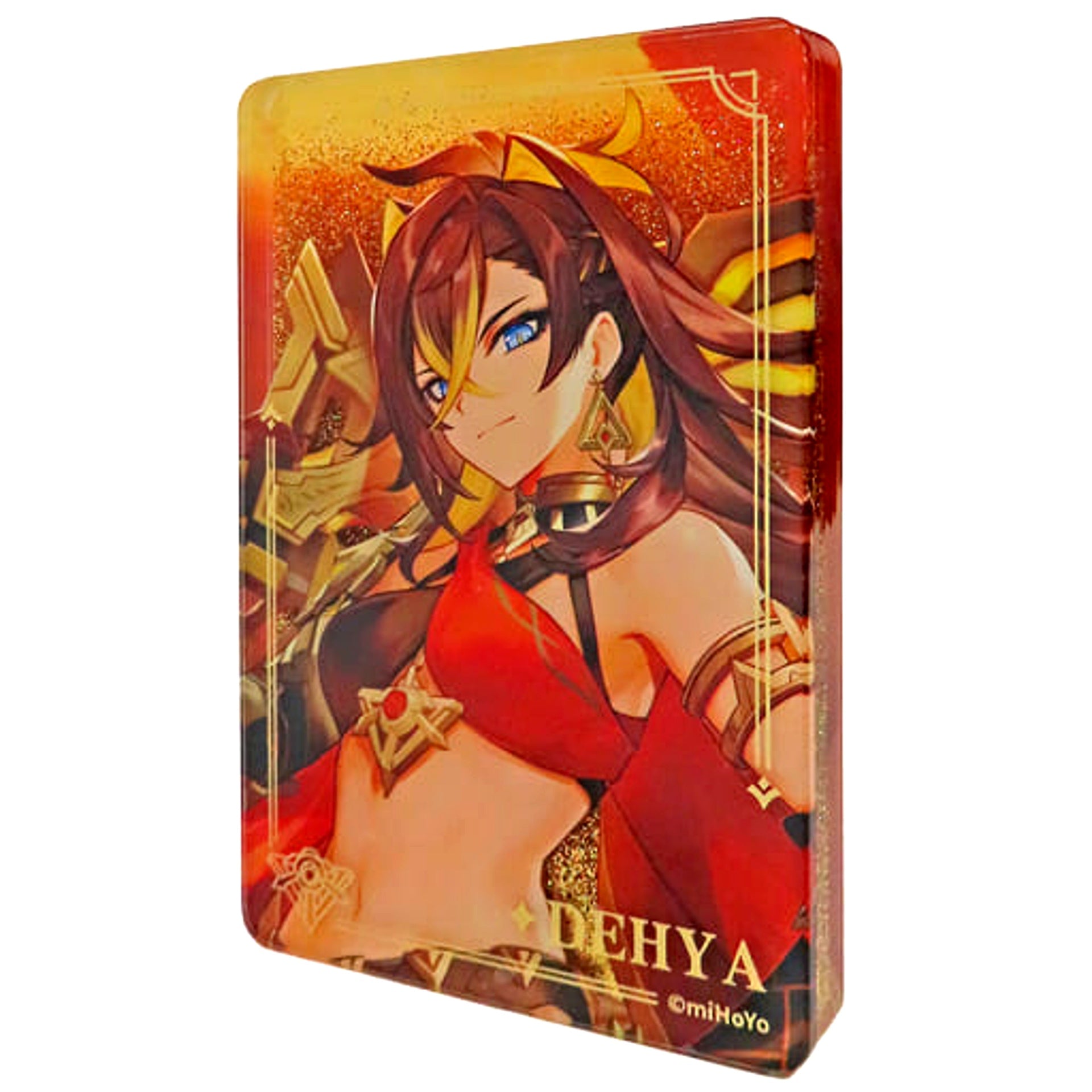 Dehya Genshin Impact Breath of Windblossoms Glitter Acrylic Block [USED]