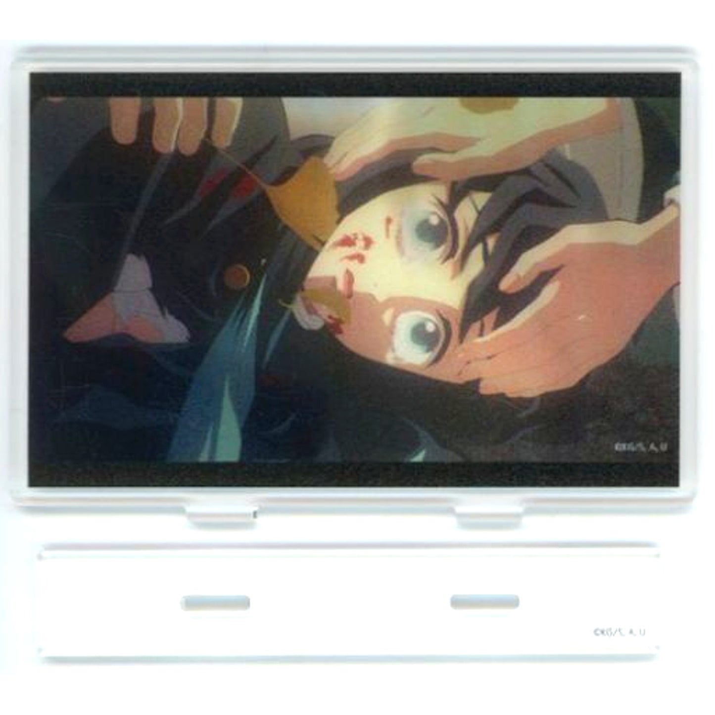 Muichiro Tokito & Muichiro's Father & Muichiro's Mother - F Demon Slayer Swordsmith Village Arc x ufotable Cafe x Machi Asobi CAFE Real-Time Cafe Episode 9 Muichiro and Those Who Cared for Him Lenticular Random Acrylic Stand [USED]