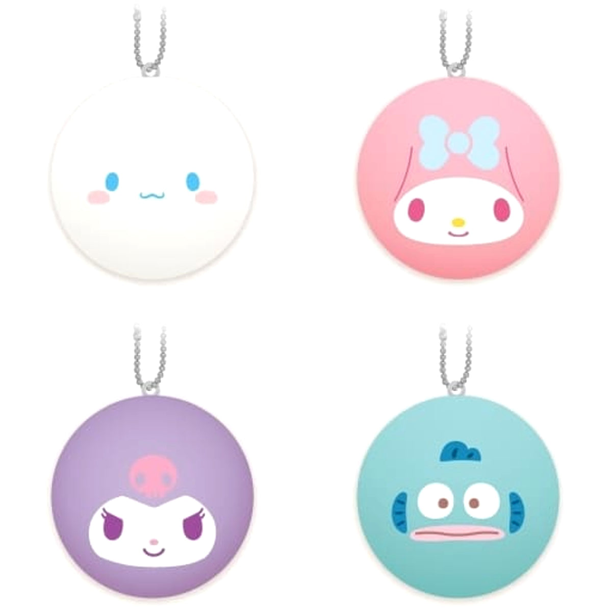 Sanrio Characters Cinnamoroll & Others Mochimochi Daifuku Mascot Mochimochi Daifuku Mascot All 4 Types Set Other-Goods [USED]