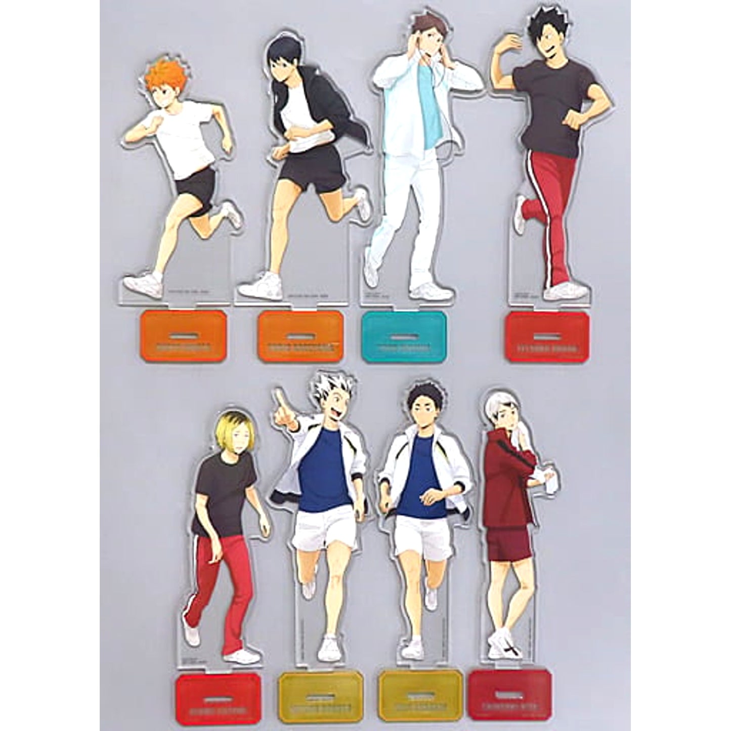 Haikyu!! Shoyo Hinata & Others All 8 Types Set Ichiban Kuji View from the Summit Acrylic Stand Prize L Acrylic Stands [USED]