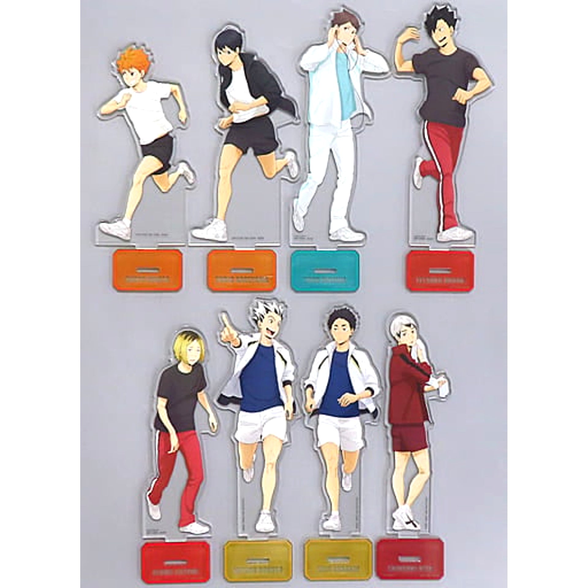 Haikyu!! Shoyo Hinata & Others All 8 Types Set Ichiban Kuji View from the Summit Acrylic Stand Prize L Acrylic Stands [USED]