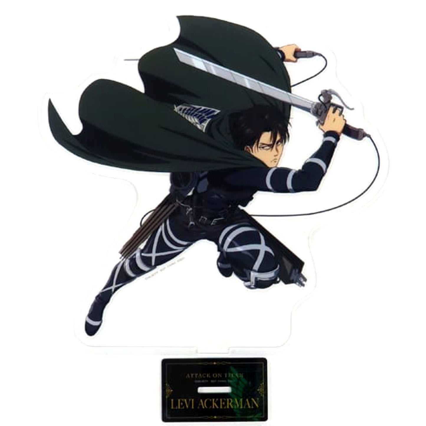 Levi Ackerman Big Acrylic Stand Ichiban Kuji Attack on Titan Seeking Freedom Prize E [USED]