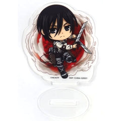 Attack on Titan Mikasa Ackerman Ichiban Kuji Jiyu o Motomete Acrylic Stand Kyunchara Illustrations Prize H Acrylic Stands [USED]
