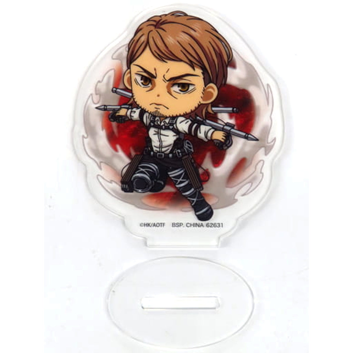 Attack on Titan Jean Kirstein Ichiban Kuji Jiyu o Motomete Acrylic Stand Kyunchara Illustrations Prize H Acrylic Stands [USED]
