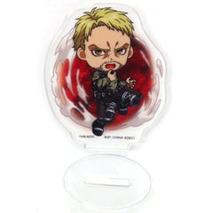 Attack on Titan Reiner Braun Ichiban Kuji Jiyu o Motomete Acrylic Stand Kyunchara Illustrations Prize H Acrylic Stands [USED]