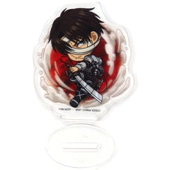 Attack on Titan Levi Ackerman Ichiban Kuji Jiyu o Motomete Acrylic Stand Kyunchara Illustrations Prize H Acrylic Stands [USED]