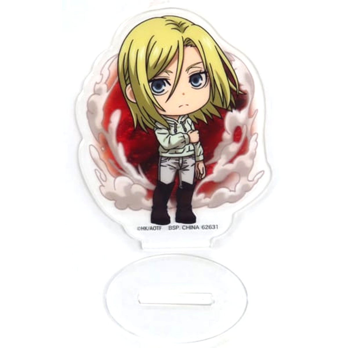 Attack on Titan Annie Leonhart Ichiban Kuji Jiyu o Motomete Acrylic Stand Kyunchara Illustrations Prize H Acrylic Stands [USED]