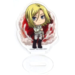 Attack on Titan Annie Leonhart Ichiban Kuji Jiyu o Motomete Acrylic Stand Kyunchara Illustrations Prize H Acrylic Stands [USED]