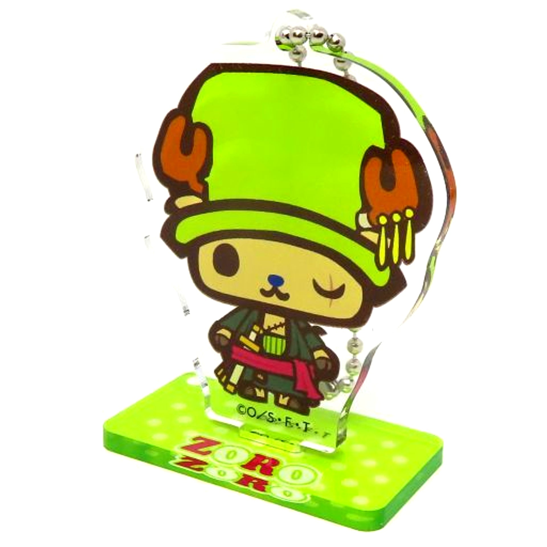 Roronoa Zoro One Piece Acrylic Keychain Collection With Stand COSPER Mugiwara Store Limited [USED]
