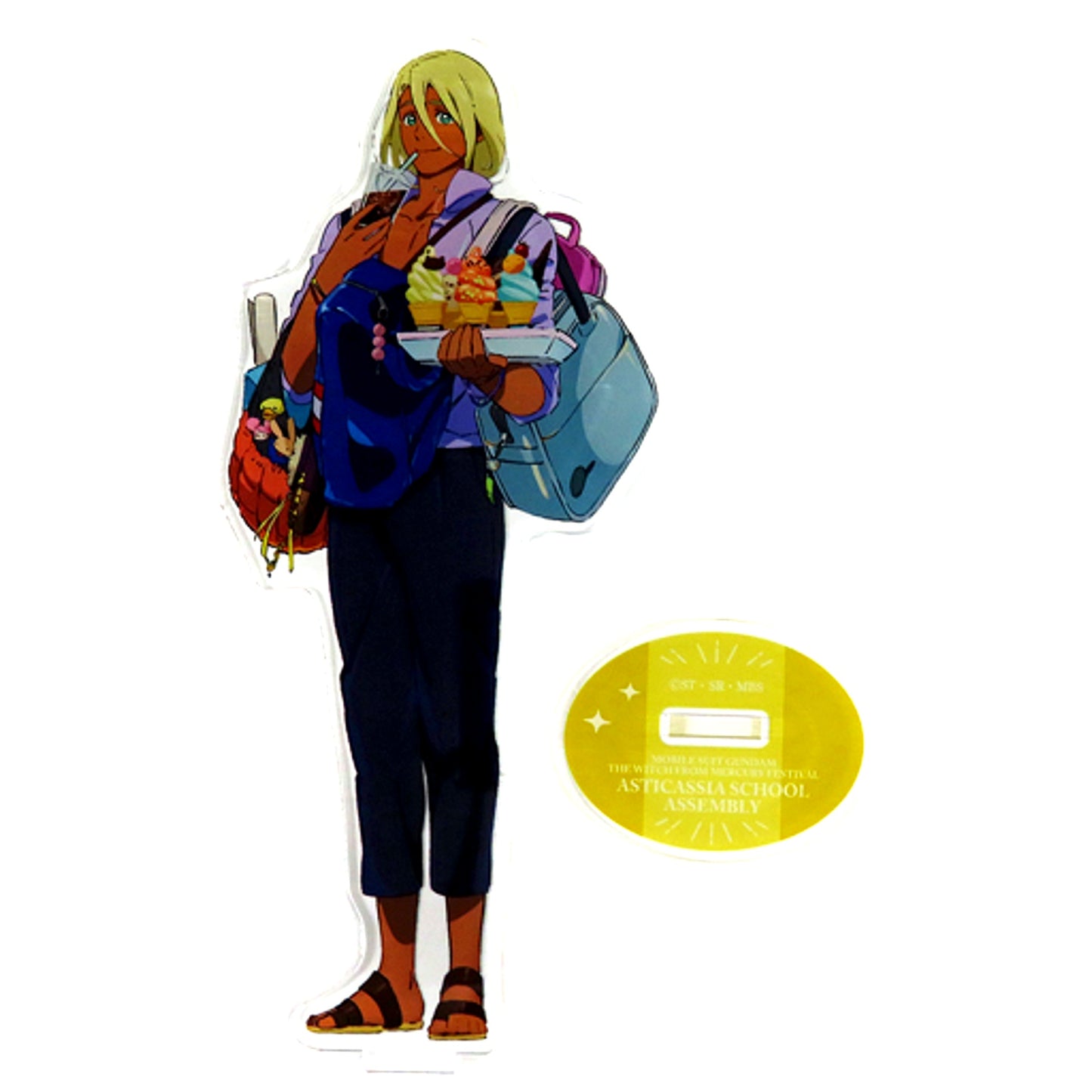 Shaddiq Zenelli Mobile Suit Gundam: The Witch from Mercury Acrylic Stand Fes Asticassia School Assembly [USED]