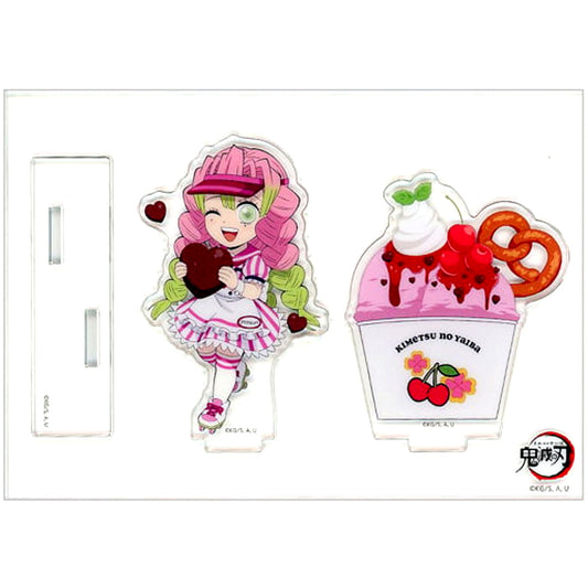Mitsuri Kanroji A Random Acrylic Stand Demon Slayer x ufotable Cafe / Machi Asobi CAFE Ice Cream Cafe 2023 [USED]