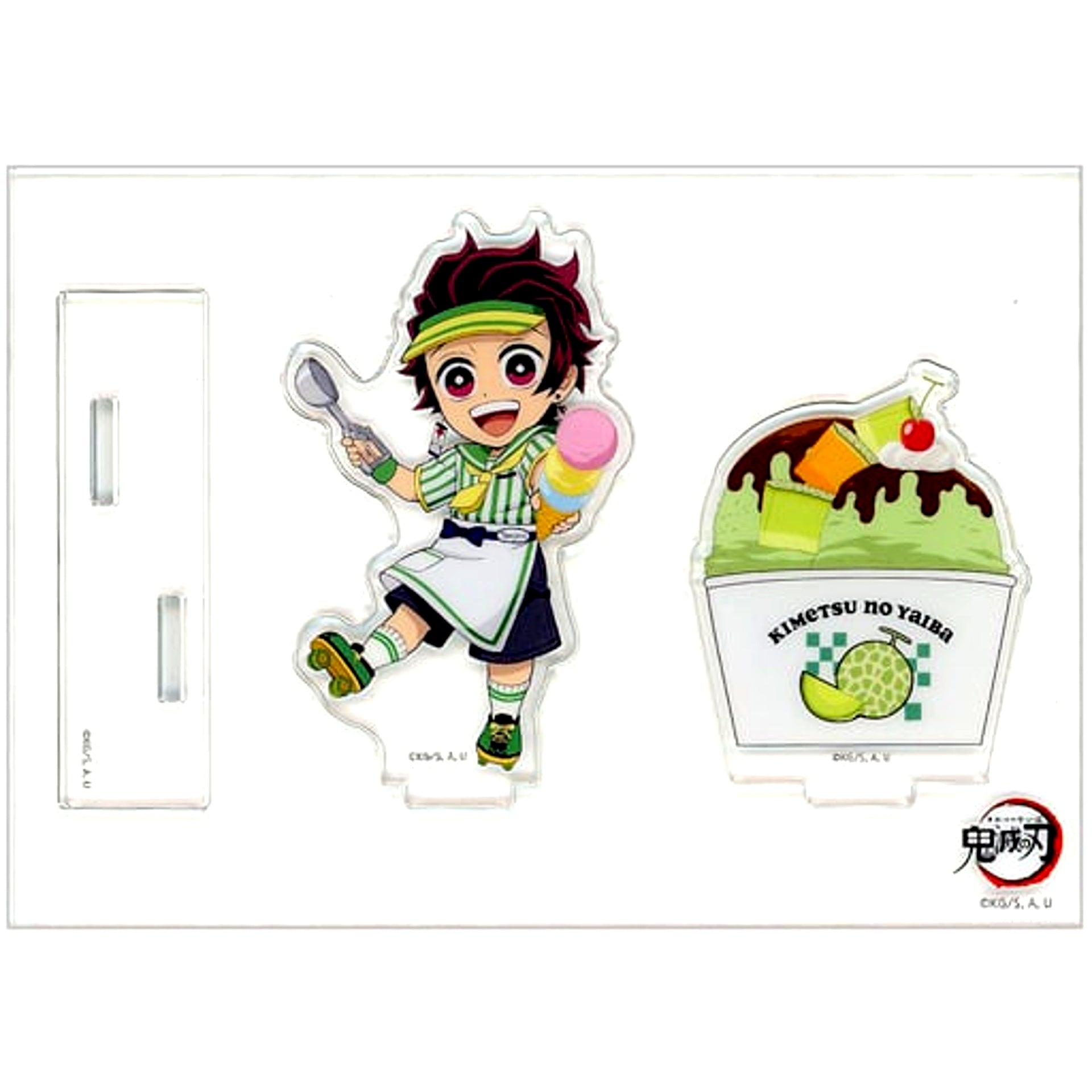 Tanjiro Kamado Demon Slayer: Kimetsu no Yaiba x ufotable Cafe / Machi Asobi Cafe Ice Cream Cafe 2023 Random Acrylic Stand B [USED]
