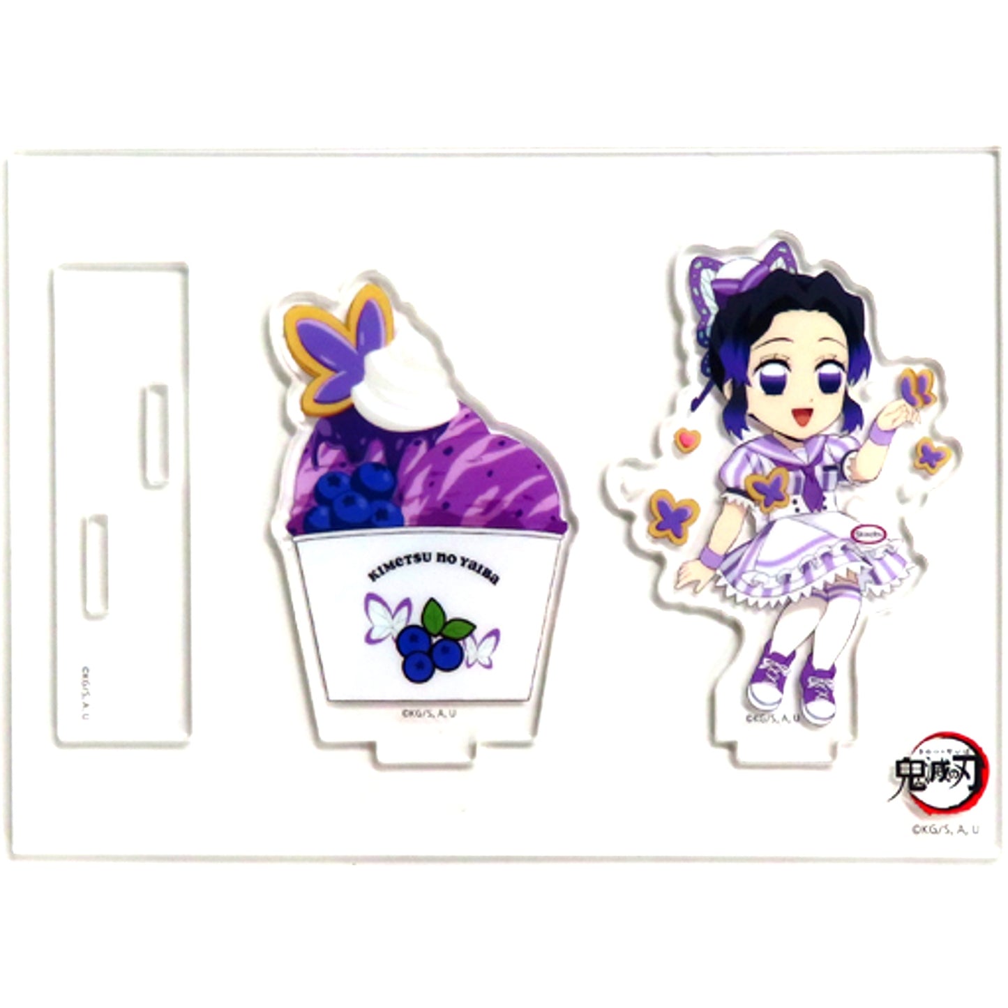 Shinobu Kocho Demon Slayer: Kimetsu no Yaiba x ufotable Cafe / Machi Asobi Cafe Ice Cream Cafe 2023 Random Acrylic Stand B [USED]