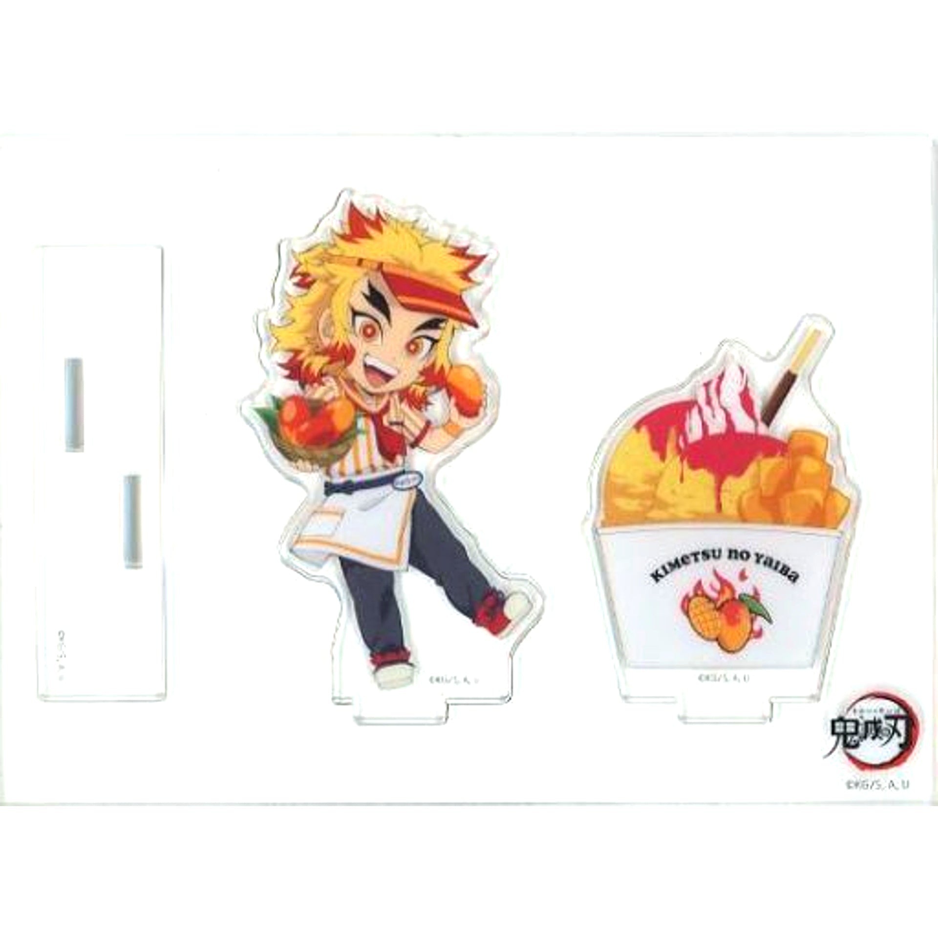 Kyojuro Rengoku Demon Slayer x ufotable Cafe / Machi Asobi CAFE Ice Cream Cafe 2023 Random Acrylic Stand B [USED]