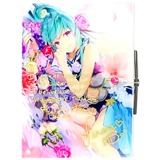 Finana Ryugu Replica Signed Message Acrylic Item Virtual YouTuber Nijisanji Birthday 2022 [USED]