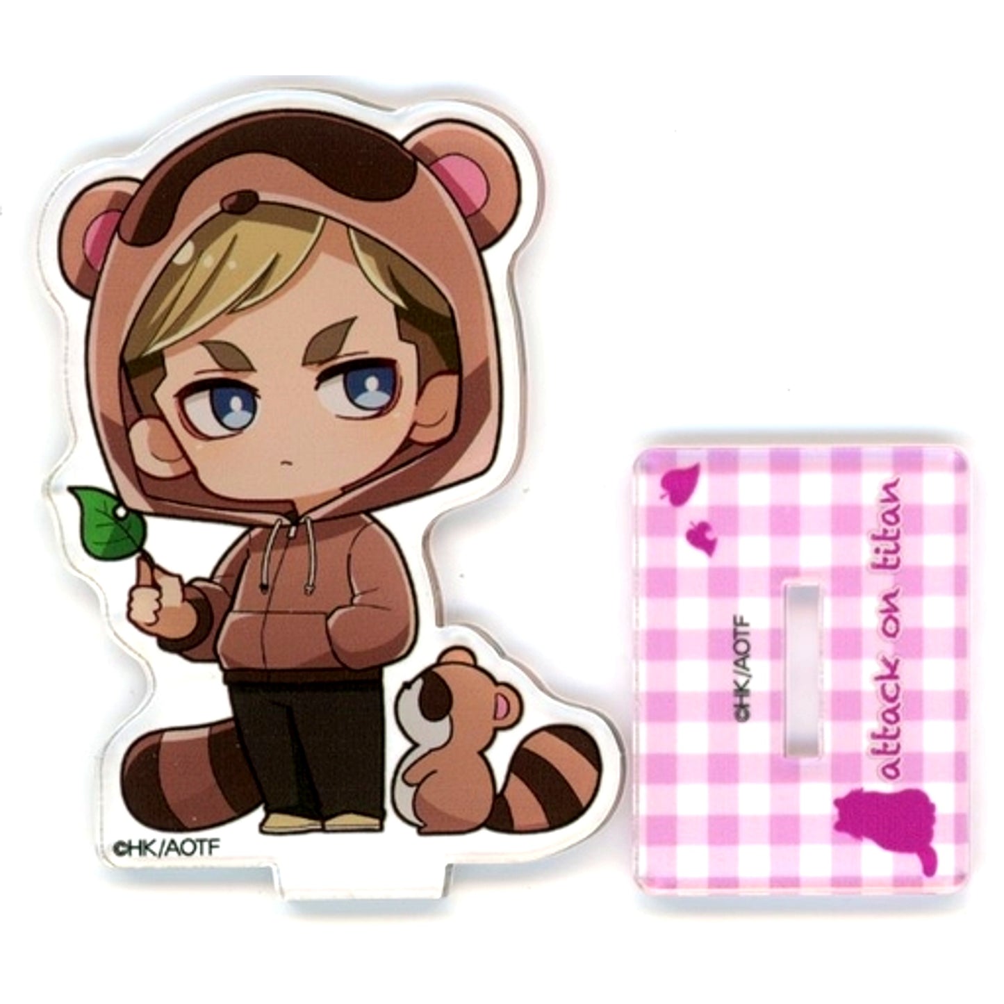 Erwin Smith Acrylic Stand Animal Ears Hoodie Attack on Titan x Princess Cafe [USED]