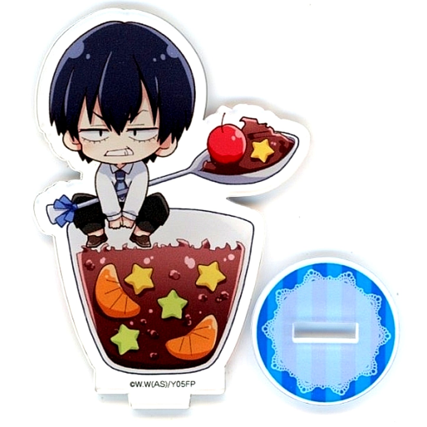 Yasutomo Arakita Yowamushi Pedal x PRINCESS CAFE Tea Party Acrylic Stand [USED]