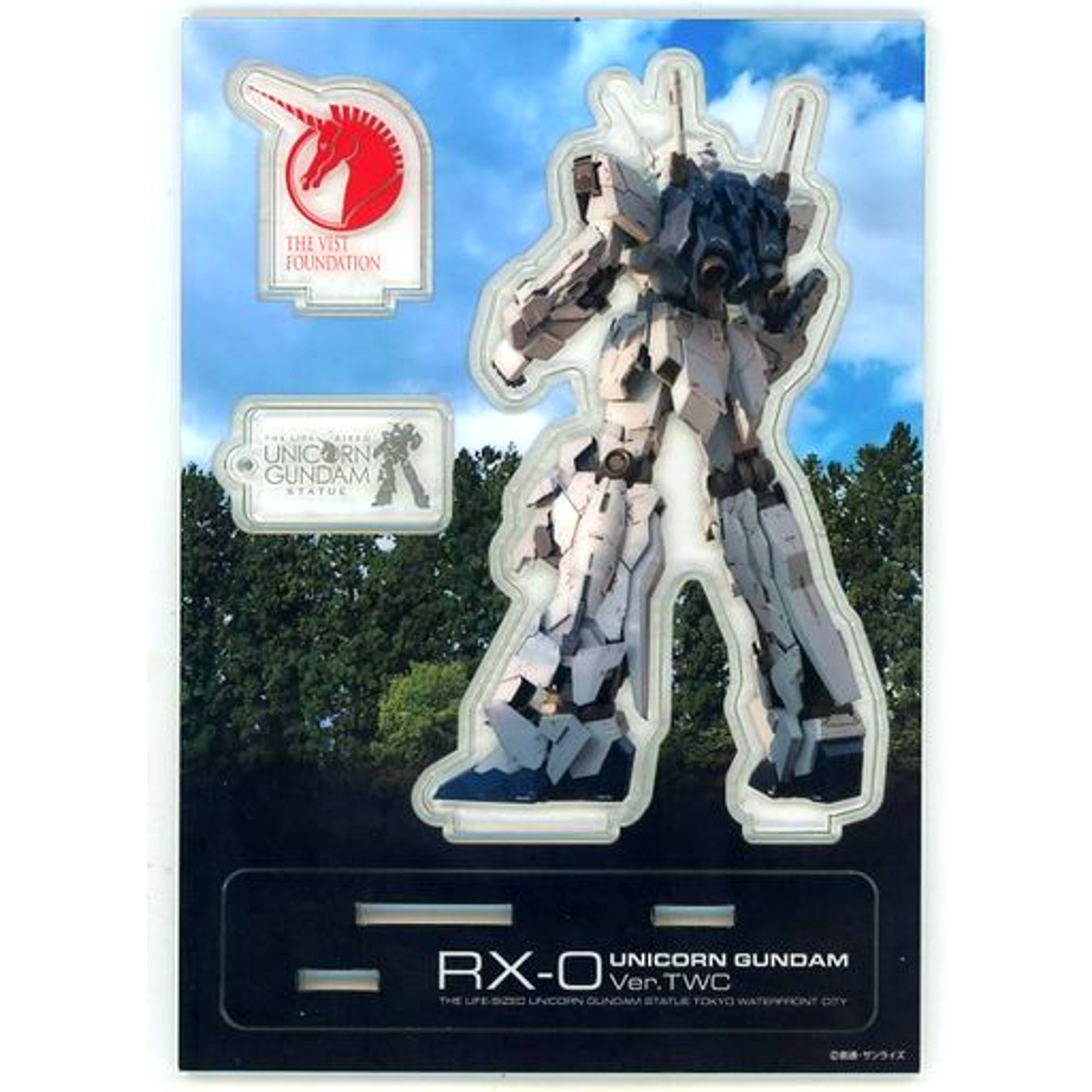 RX-0 Unicorn Gundam Mobile Suit Gundam Ver.TWC Acrylic Stand 2D Figure [USED]