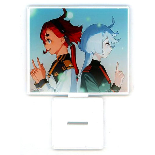 Suletta & Miorine Mobile Suit Gundam: The Witch from Mercury Acrylic Stand CD Original Soundtrack Rakuten Books Purchase Bonus [USED]